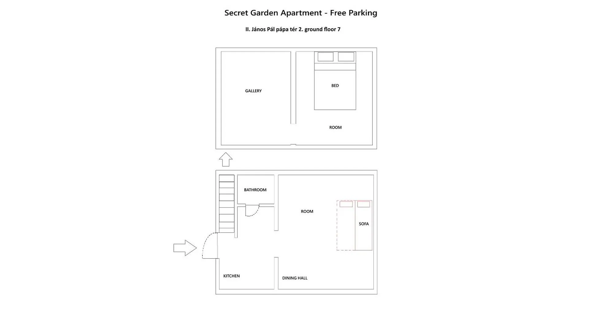 Secret Garden Apartment - Free Parking Budapest